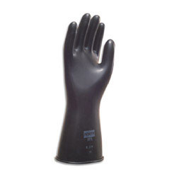 GLOVE  BUTYL SMOOTH 11;16 MIL BLACK SZ 10 - Latex, Supported